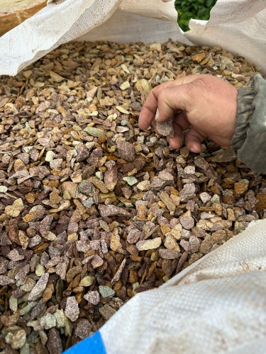 Златолит персиковый декоративная каменная крошка купить в Раменском