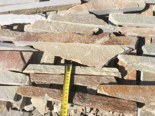 Горбушка златолит золотистый для облицовки купить в Раменском