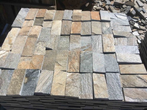 Плитка пилёная златолит Уральский для цоколя, отмостки купить в Раменском