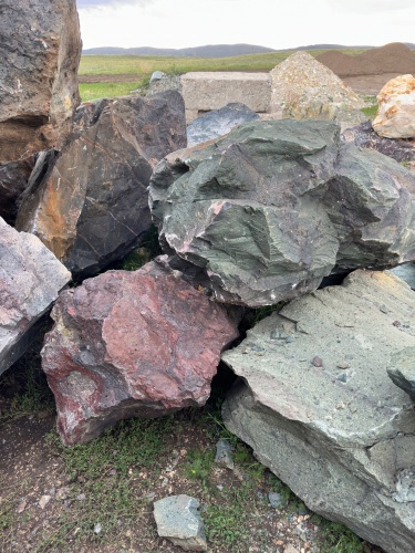 Камни для ландшафтного дизайна зелёные 10-60 килограмм купить в Раменском