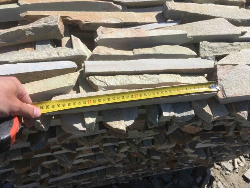 Горбушка златолит золотистый для облицовки купить в Раменском