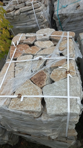 Плитняк галтованный гранитный для ландшафтного дизайна купить в Раменском