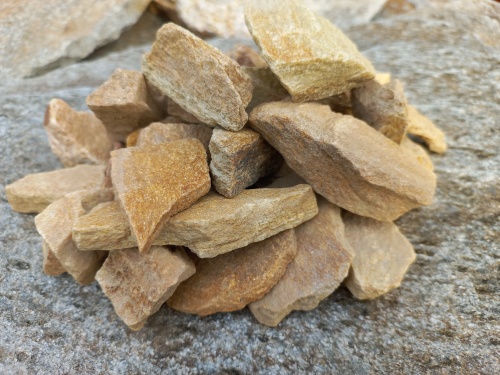 Златолит жёлтый декоративная каменная крошка купить в Раменском