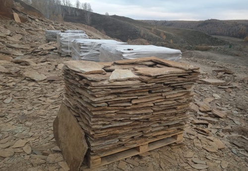 Плитняк кора дерева для цоколя, отмостки купить в Раменском